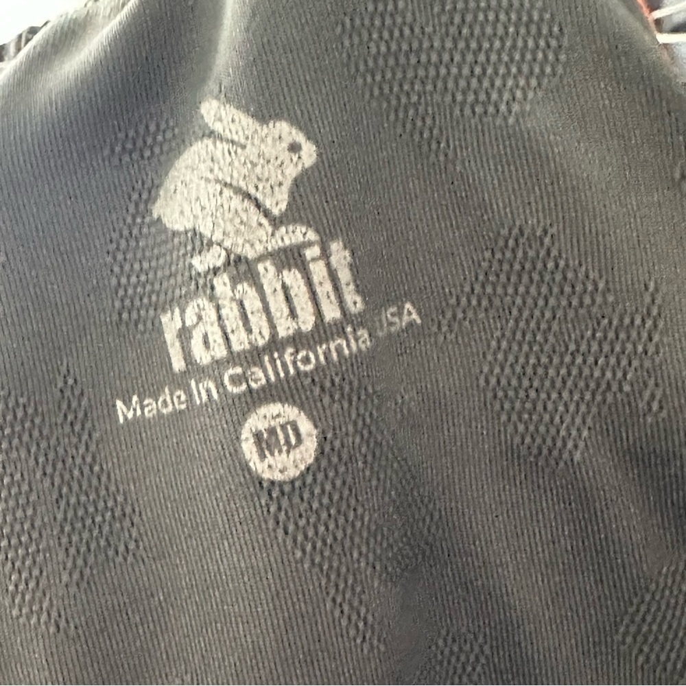 Rabbit Running Shorts Gray Red Color Block Size M… - image 7